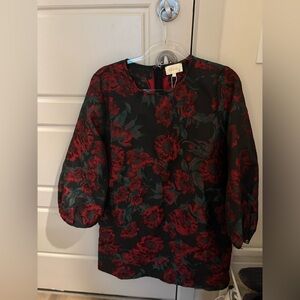 Entro Black and Red Floral dress